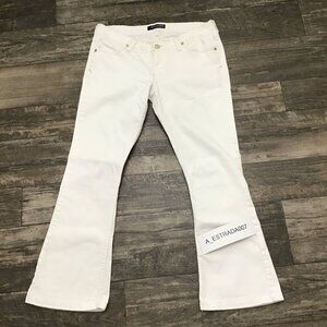 Levi's Genuinely Crafted Bootcut Jeans Women's Sz 15M 28x34 White Mid Rise stret